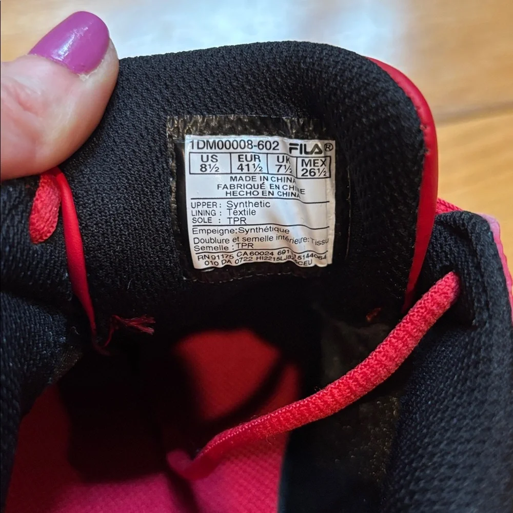 New Mens Fila Filaretti Sneakers Sz 8.5 - Picture 9 of 10